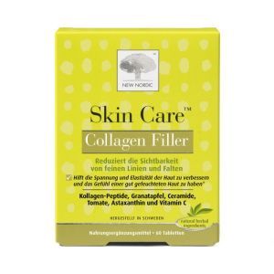 Коллаген для ухода за кожей, Skin Care Collagen Filler, New Nordic, 60 таблеток
