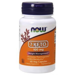 7 кето Дегидроэпиандростерон, 7·Keto, Now Foods, 100 мг, 60 капсул