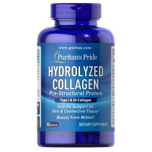 Kolagēns, hidrolizēts kolagēns, Puritan's Pride, hidrolizēts, 1000 mg, 180 kapsulas