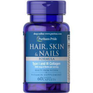 Formula Hair Skin Nails, Puritan's Pride, 60 kapsulas