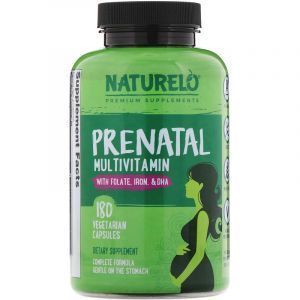 Мультивитамины для беременных, Prenatal Multivitamin, NATURELO, 180 капсул (Default)
