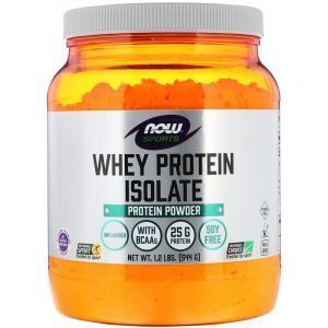 Изолят сывороточного протеина, Whey Protein Isolate, Now Foods, Sports, порошок, 544г (Default)