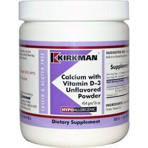 Кальций и витамин Д3, Kirkman Labs, 454 г.