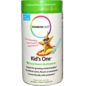 Витамины для детей, Rainbow Light, 90 жеват. табл.