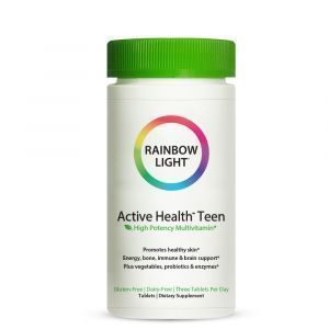Pusaudžu vitamīni ar ādas kompleksu, Active Health Teen, Rainbow Light, 90 tabletes