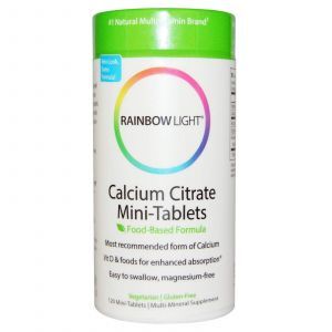 Цитрат кальция (Calcium Citrate), Rainbow Light, 120 таблет
