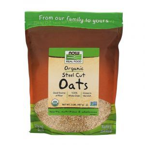 Необработанный овес, Oats, Now Foods, органик, 907 г