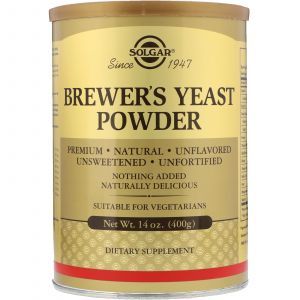 Пивные дрожжи, Brewer's Yeast, Solgar, порошок, 400 гр. (Default)
