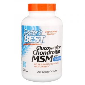 Глюкозамин, хондроитин, МСМ, Glucosamine Chondroitin MSM, Doctor's Best, 240 капсул (Default)