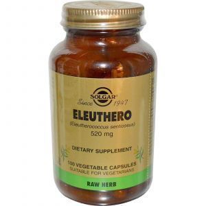 Элеутерококк, Solgar, 520 мг, 100 капсул