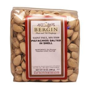 Фисташки соленые, Pistachios, Bergin Fruit and Nut Company, 340 г