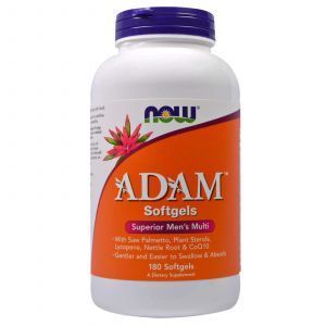 Витаминный комплекс Адам, ADAM, Men's Multi, Now Foods, 180 капсу