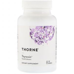 Поддержка щитовидной железы, Thyrocsin, Thorne Research, 120 кап. (Default)