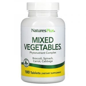 Овощная смесь, Mixed Vegetables, Nature's Plus, 180 таблеток 