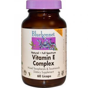 Витамин Е комплекс, Vitamin E, Bluebonnet Nutrition, 60 капсул (Default)