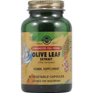 Экстракт листьев оливы, Olive Leaf, Solgar, 450 мг, 60 капсул (Default)