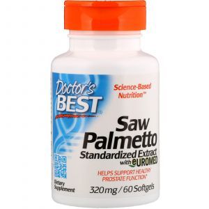 Со Пальметто, Saw Palmetto, Doctor's Best, экстракт, 320 мг, 60 капсул (Default)