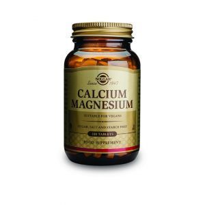 Кальций и магний, Calcium Magnesium 333/133 mg, Solgar, 100 таблеток (Default)