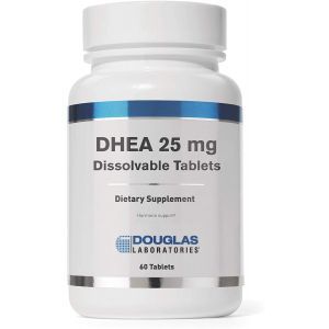 DHEA, mikronizēts, DHEA, Douglas Laboratories, 25 mg, 60 tabletes