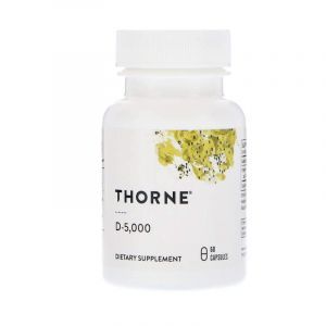 Витамин Д-3, 5 000, Thorne Research, 60 кап. (Default)
