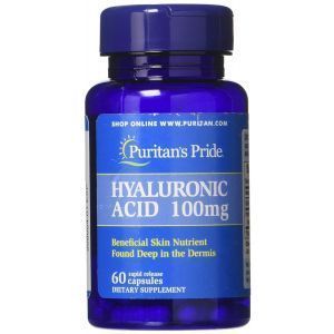 Hialuronskābe, Puritan's Pride, 100 mg, 60 kapsulas