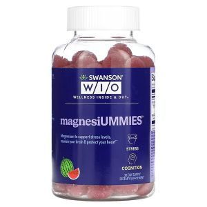 Магний для детей, MagnesiUMMIES, Swanson, арбуз, 120 жевательных таблеток