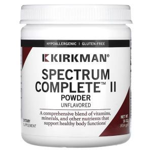 Мультивитамины, порошок, Spectrum Complete II Powder, Kirkman Labs, без вкуса, 454 г
