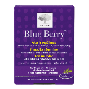 Улучшение зрения, Blue Berry, New Nordic, 60 таблеток
