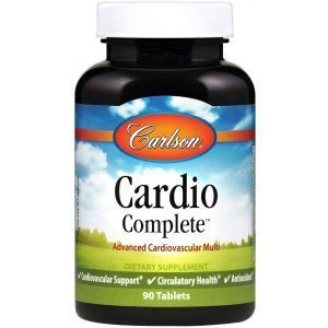 Кардио комплекс, Cardio Complete, Carlson Labs, 90 таблеток