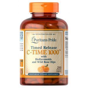 Витамин С с шиповником, Vitamin C, Puritan's Pride, 1000 мг, 250 капсул
