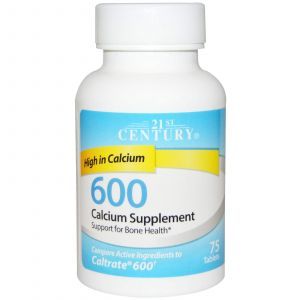 Kalcijs kauliem, kalcijs, 21. gadsimts, 75 tabletes