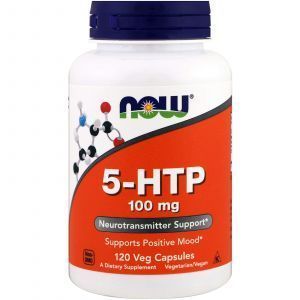 5-HTP 5-гидрокситриптофан, Now Foods, 100 мг, 120 капс