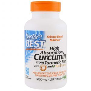 Куркумин С3 комплекс, Curcumin C3, Doctor's Best, 1000 мг, 120 т