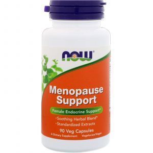 Менопауза, Menopause, Now Foods, смесь трав, 90 капс
