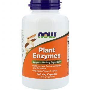 Энзимы (Plant Enzymes), Now Foods, ферменты, 240 кап