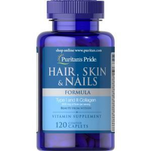 Formula Hair Skin Nails, Puritan's Pride, 120 kapsulas