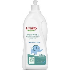 Моющее средство для бутылочек, сосок и посуды, Baby Bottle & Feeding Utensil Wash, Friendly Organic, органическое, без запаха, 750 мл