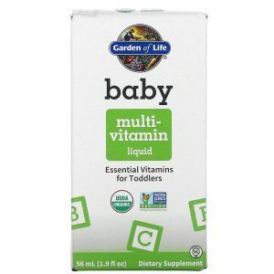 Multivitamīns bērniem, Baby Multivitamin, Garden of Life, šķidrums, 56 ml