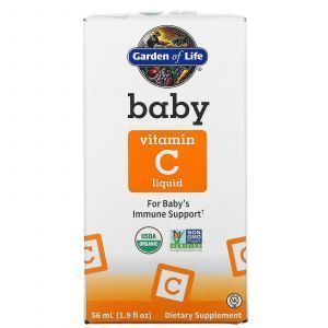 vitamīns bērniem, šķidrums, Baby, C vitamīna šķidrums, Dzīvības dārzs, 56 ml