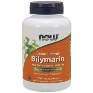 Расторопша, силимарин (Silymarin), Now Foods, 300 мг, 200 капс