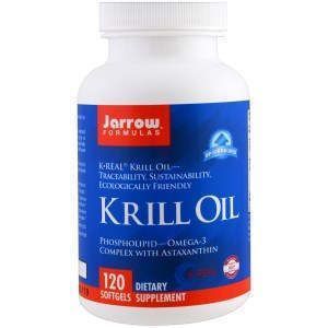 Масло крыля, Krill Oil, Jarrow Formulas, 120 капсул 