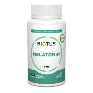 Melatonīns, Melatonīns, Biotuss, 5 mg, 100 kapsulas