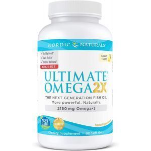 Omega 2X, Ultimate Omega 2X, Nordic Naturals, 2150 mg, 90 kapsulas