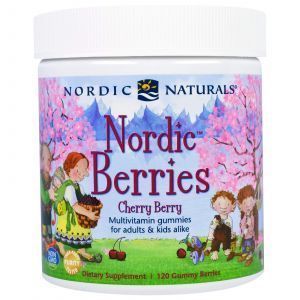 Северные ягоды: вишня (поливитамины) (Cherry Berry), Nordic Naturals, 120 штук