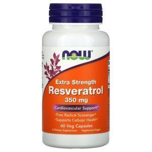 Resveratrols, īpaši stiprs resveratrols, Now Foods, 350 mg, 60 kapsulas