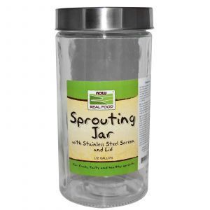 Sprouting Jar, Now Foods, stikls, 1,89 L