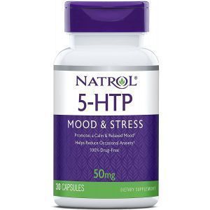 5-HTP, 5-HTP, Natrol, 50 mg, 30 kapsulas