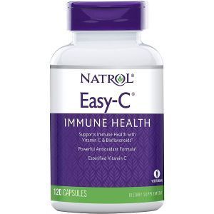 Витамина C для иммунитета, Easy-C, Natrol, 500 мг, 120 капсул