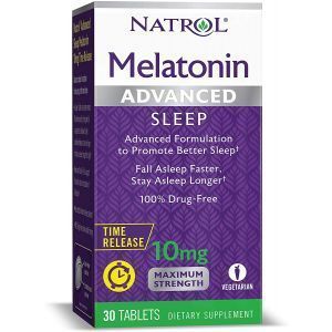 Melatonin Advanced Sleep, Natrol, 10 mg, 30 tabletes
