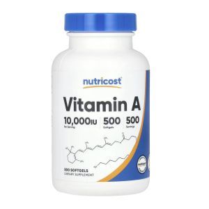 Витамин А, Vitamin A, Now Foods, 10000 МЕ, 100 капсул